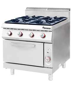 Commercial Gas 4 Burner with Oven CKB-900GO