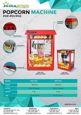 Mesin popcorn POP SERIES
