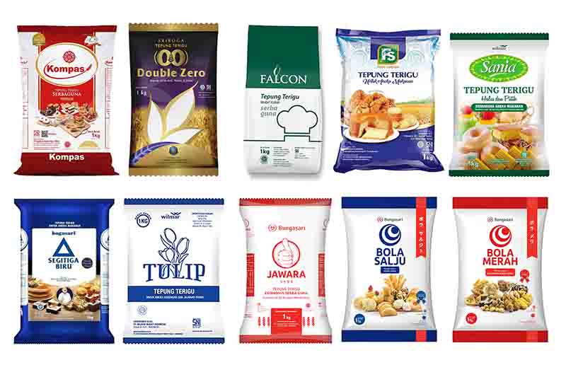 10 Rekomendasi Produk Tepung Terigu Protein Sedang