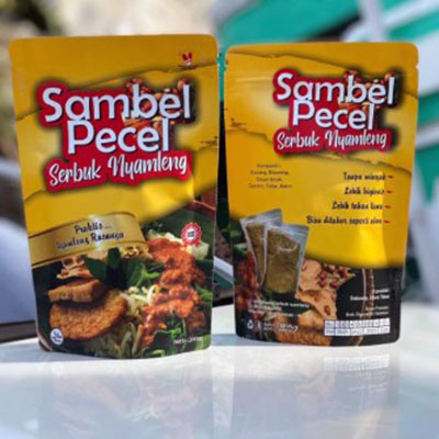 sambel pecel nyamleng serbuk