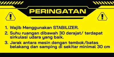 warning pendingin