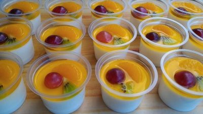 Puding Buah Cup Untuk Bisnis