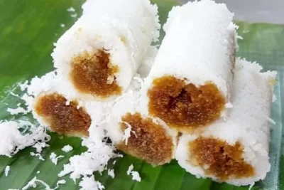 Cara Membuat Kue Putu Warna Putih
